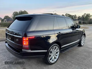 2014 Land Rover Range Rover Supercharged with VIN SALGS2TF6EA155229, listed as a Copart auction lot 41546345 with 95,369 mi miles and Salvage title. Bid and sale history available at DreamBid. Image 4.