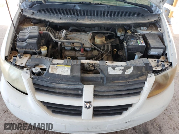 2007 Dodge Grand Caravan SE with VIN 1D4GP24E87B251720, listed as a Copart auction lot 54869945 with 179,511 mi miles and Clean Title. Bid and sale history available at DreamBid. Image 12.