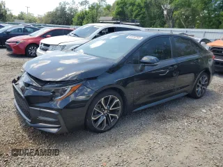 2020 Toyota Corolla SE with VIN JTDS4RCE8LJ039636, listed as a Copart auction lot 51976705 with 89,468 mi miles and Non Repairable. Bid and sale history available at carsss.com. Image 1.