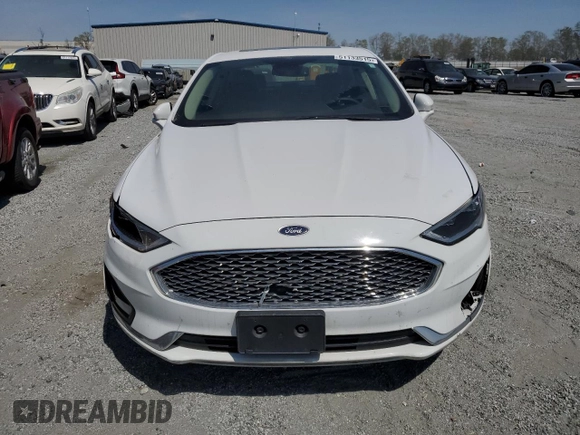 2020 Ford Fusion Titanium with VIN 3FA6P0K9XLR204414, listed as a Copart auction lot 51133515 with 123,564 mi miles and Clean title. Bid and sale history available at DreamBid. Image 5.