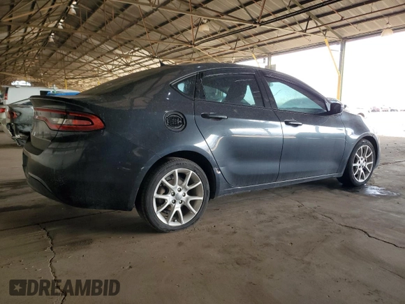 2013 Dodge Dart Rallye with VIN 1C3CDFBA4DD202014, listed as a Copart auction lot 43281965 with 169,062 mi miles and Clean Title. Bid and sale history available at carsss.com. Image 3.