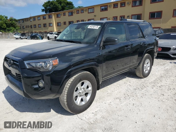 2021 Toyota 4Runner SR5 with VIN JTEEU5JR6M5247709, listed as a Copart auction lot 64248175 with 46,009 mi miles and Clean title. Bid and sale history available at DreamBid. Image 1.