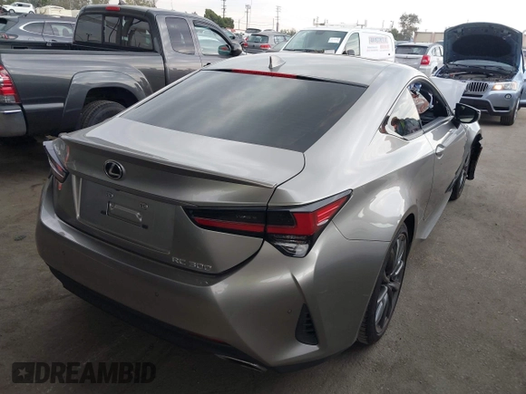 2022 Lexus RC 300 F Sport with VIN JTHGA5BC0N5012254, listed as a IAAI auction lot 42420387 with 11,139 mi miles and . Bid and sale history available at DreamBid. Image 4.