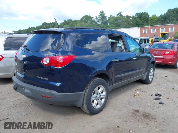 2012 Chevrolet Traverse LS with VIN 1GNKRFED2CJ210988, listed as a IAAI auction lot 40185507 with 134,113 mi miles and . Bid and sale history available at DreamBid. Image 4.