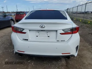 2017 Lexus RC 350 z VIN JTHHE5BC6H5017603, wystawiony jako Copart lot #88630625 z przebiegiem 130 452 mil mil oraz Szkoda całkowita • Salvage title. Historia ofert i sprzedaży dostępna na DreamBid. Obrazek 6.