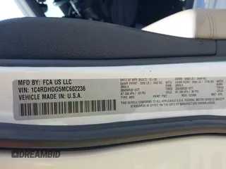 2021 Dodge Durango GT Plus with VIN 1C4RDHDG5MC602236, listed as a IAAI auction lot 42287588 with 130,122 mi miles and . Bid and sale history available at DreamBid. Image 9.