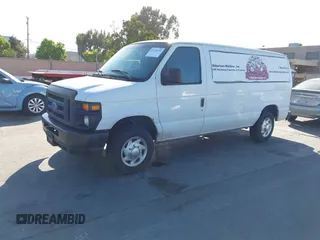 2010 Ford Econoline Cargo Commercial with VIN 1FTNE1EW1ADA85726, listed as a IAAI auction lot 42538335 with 277,162 mi miles and . Bid and sale history available at DreamBid. Image 2.