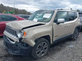 2016 Jeep Renegade Limited with VIN ZACCJBDT1GPC67646, listed as a IAAI auction lot 41875416 with 146,233 mi miles and . Bid and sale history available at DreamBid. Image 2.