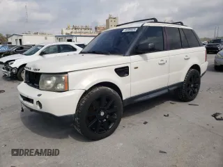 2008 Land Rover Range Rover Sport SC with VIN SALSH23468A186959, listed as a Copart auction lot 49386625 with 0 mi miles and Salvage Title. Bid and sale history available at carsss.com. Image 1.