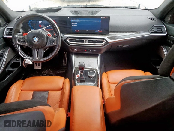 2023 BMW M3 Competition xDrive z VIN WBS43AY07PFP20074, wystawiony jako Copart lot #59305145 z przebiegiem 31 669 mil mil oraz Szkody całkowita. Historia ofert i sprzedaży dostępna na DreamBid. Obrazek 8.