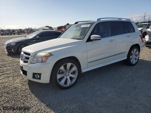 2010 Mercedes-Benz GLK-Class GLK 350 with VIN WDCGG8HB4AF312846, listed as a Copart auction lot 53744485 with 157,163 mi miles and Salvage Title. Bid and sale history available at carsss.com. Image 1.