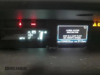2016 Toyota Prius Two z VIN JTDZN3EU2GJ047489, wystawiony jako Copart lot #51177725 z przebiegiem 104 820 mil mil oraz Szkoda całkowita • Salvage title. Historia ofert i sprzedaży dostępna na DreamBid. Obrazek 9.