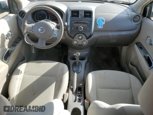 2013 Nissan Versa S Plus with VIN 3N1CN7AP6DL884718, listed as a Copart auction lot 55601705 with 65,622 mi miles and Salvage title. Bid and sale history available at DreamBid. Image 8.