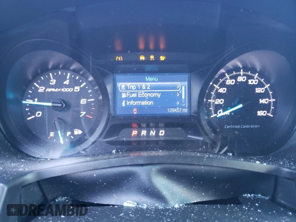 2014 Ford Utility Police Interceptor with VIN 1FM5K8AR9EGB91181, listed as a Copart auction lot 75281004 with 129,457 mi miles and Salvage Title. Bid and sale history available at carsss.com. Image 9.