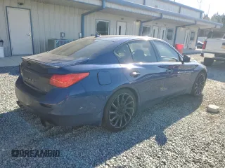 2016 Infiniti Q50 Red Sport 400 with VIN JN1FV7AR5GM450301, listed as a Copart auction lot 87959525 with 102,315 mi miles and Salvage Title. Bid and sale history available at DreamBid. Image 3.
