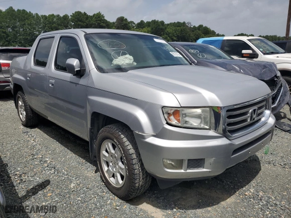 2012 Honda Ridgeline RTS with VIN 5FPYK1F41CB457054, listed as a Copart auction lot 65120104 with 170,740 mi miles and Salvage Title. Bid and sale history available at carsss.com. Image 4.