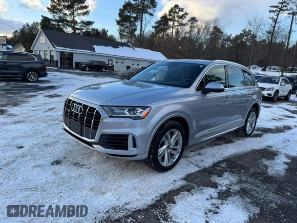 2021 Audi Q7 Premium with VIN WA1AXAF72MD024576, listed as a Copart auction lot 42853485 with 108,845 mi miles and Clean title. Bid and sale history available at DreamBid. Image 1.