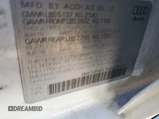 2013 Audi allroad Premium Plus with VIN WA1UFAFL7DA074663, listed as a Copart auction lot 75229164 with 113,917 mi miles and Salvage Title. Bid and sale history available at carsss.com. Image 12.