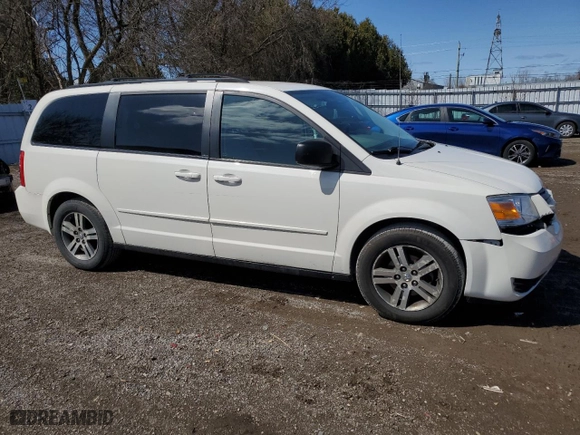 2010 Dodge Grand Caravan SE with VIN 2D4RN4DE3AR169395, listed as a Copart auction lot 51493945 with 166,711 mi miles and Salvage Title. Bid and sale history available at carsss.com. Image 4.