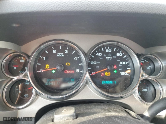 2013 GMC Sierra 2500HD SLE with VIN 1GT220C86DZ256570, listed as a Copart auction lot 45479185 with 233,422 mi miles and Salvage Title. Bid and sale history available at carsss.com. Image 9.