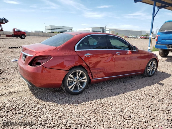 2018 Mercedes-Benz C-Class C 300 with VIN 55SWF4JB0JU252896, listed as a Copart auction lot 52559845 with 58,846 mi miles and Salvage Title. Bid and sale history available at carsss.com. Image 3.