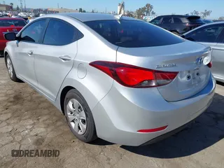 2016 Hyundai Elantra SE with VIN 5NPDH4AE2GH762500, listed as a IAAI auction lot 42236798 with 92,058 mi miles and . Bid and sale history available at DreamBid. Image 3.