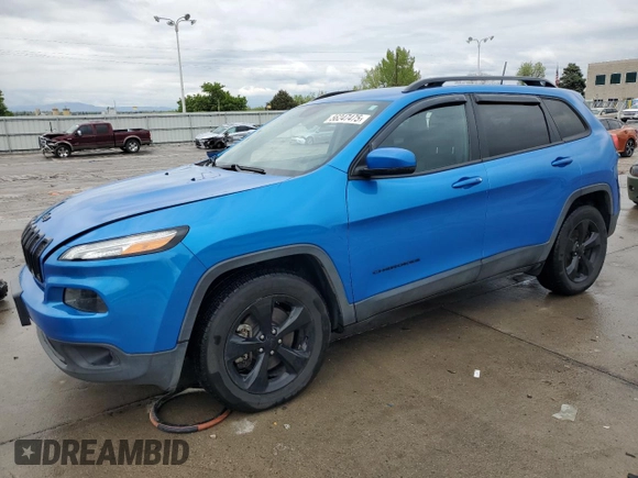 2018 Jeep Cherokee Limited z VIN 1C4PJMDX0JD551193, wystawiony jako Copart lot #56247475 z przebiegiem 75 745 mil mil oraz Szkoda całkowita • Salvage title. Historia ofert i sprzedaży dostępna na DreamBid. Obrazek 1.
