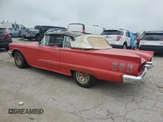 1960 Ford Thunderbird with VIN 0Y73Y100324, listed as a Copart auction lot 65604024 with 15,301 mi miles and Clean Title. Bid and sale history available at DreamBid. Image 2.
