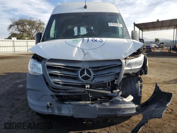 2020 Mercedes-Benz Sprinter with VIN W1W4EBHY6LT027171, listed as a Copart auction lot 81940354 with Not Provided miles and Salvage Title. Bid and sale history available at DreamBid. Image 5.
