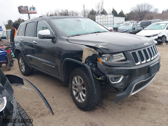 2015 Jeep Grand Cherokee Limited with VIN 1C4RJFBM9FC155161, listed as a IAAI auction lot 41590740 with 103,927 mi miles. Bid and sale history available at carsss.com. Image 1.
