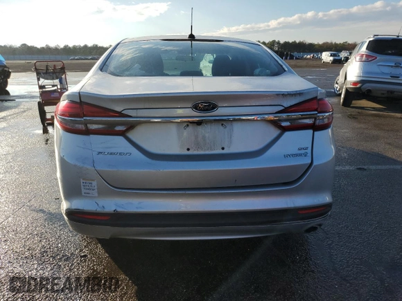 2018 Ford Fusion Hybrid SE with VIN 3FA6P0LU2JR208618, listed as a Copart auction lot 68484932 with 55,831 mi miles. Bid and sale history available at carsss.com. Image 6.