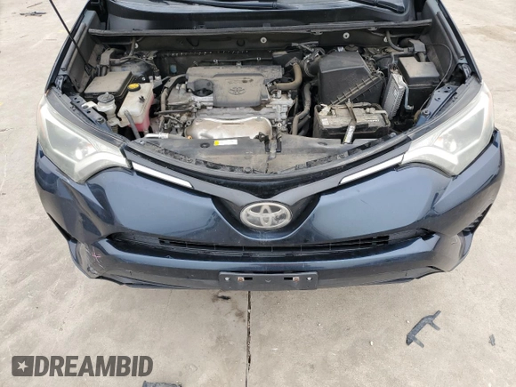 2017 Toyota RAV4 LE with VIN 2T3BFREV3HW579265, listed as a Copart auction lot 43581975 with 100,205 mi miles and Salvage Title. Bid and sale history available at carsss.com. Image 11.