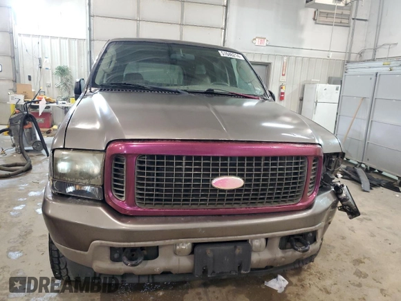 2004 Ford Excursion Limited с VIN 1FMNU43S64EA70976, выставлен на аукционе Copart как лот 72036304 с пробегом 321 026 миль миль и Списание • Salvage title. История ставок и продаж доступна на DreamBid. Изображение 5.