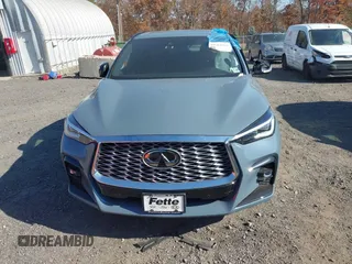 2023 Infiniti QX55 Essential with VIN 3PCAJ5KR6PF115918, listed as a IAAI auction lot 40584505 with 8,229 mi miles and . Bid and sale history available at DreamBid. Image 12.