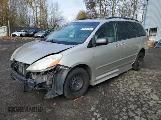 2009 Toyota Sienna CE with VIN 5TDZK23C09S256152, listed as a Copart auction lot 81732464 with 212,490 mi miles and Salvage Title. Bid and sale history available at carsss.com. Image 1.