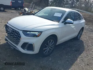 2023 Audi SQ5 Sportback Premium with VIN WA114AFY4P2058990, listed as a IAAI auction lot 41863958 with 55,000 mi miles and . Bid and sale history available at DreamBid. Image 17.