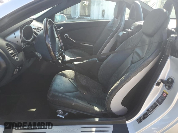 2005 Mercedes-Benz SLK-Class with VIN WDBWK56F65F030071, listed as a Copart auction lot 74048934 with 0 mi miles and Salvage Title. Bid and sale history available at carsss.com. Image 7.