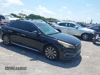 2017 Hyundai Sonata Sport with VIN 5NPE34AF6HH458809, listed as a IAAI auction lot 41977694 with 100,826 mi miles and . Bid and sale history available at DreamBid. Image 1.