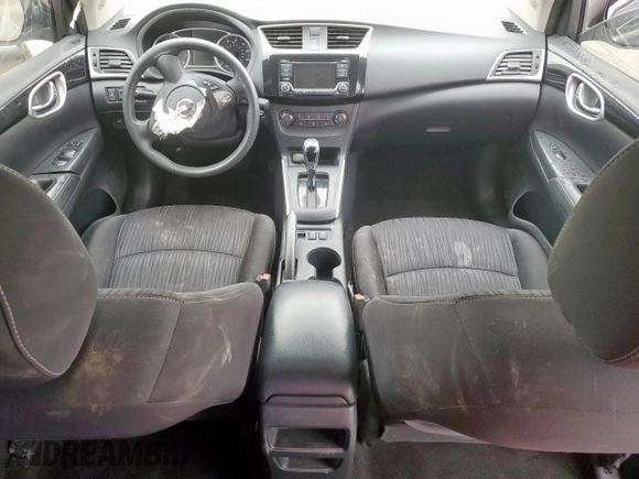 2017 Nissan Sentra S with VIN 3N1AB7AP4HY361416, listed as a Copart auction lot 54874445 with 91,868 mi miles and Salvage Title. Bid and sale history available at DreamBid. Image 8.