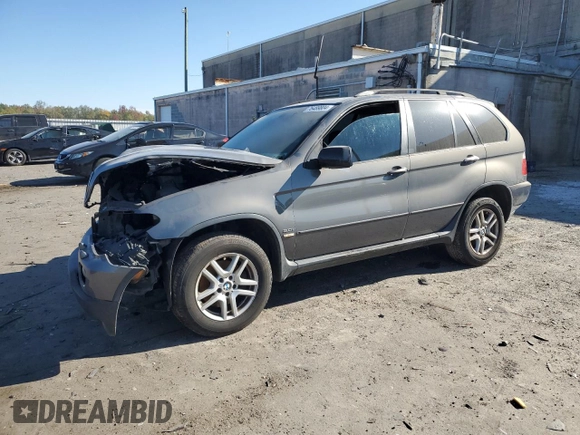 2006 BMW X5 3.0i with VIN 5UXFA13546LY32628, listed as a Copart auction lot 76489804 with 272,051 mi miles and Salvage Title. Bid and sale history available at carsss.com. Image 1.