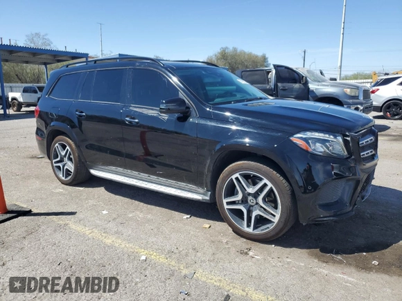 2018 Mercedes-Benz GLS with VIN 4JGDF7DE4JB068723, listed as a Copart auction lot 51189325 with 36,320 mi miles and Salvage Title. Bid and sale history available at carsss.com. Image 4.