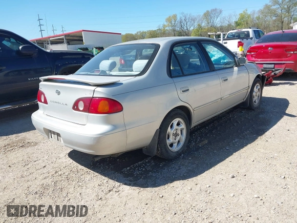 2002 Toyota Corolla CE with VIN 1NXBR12E92Z654340, listed as a IAAI auction lot 41805390 with 62,899 mi miles and . Bid and sale history available at DreamBid. Image 4.