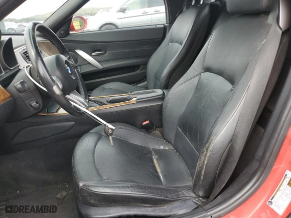 2005 BMW Z4 2.5i with VIN 4USBT33505LS56955, listed as a Copart auction lot 51784815 with 112,859 mi miles and Clean Title. Bid and sale history available at carsss.com. Image 7.