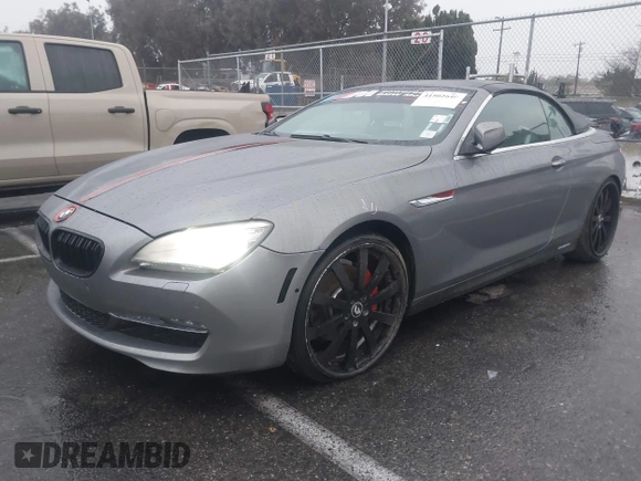 2012 BMW 6 Series 650i with VIN WBALZ3C5XCDL70748, listed as a IAAI auction lot 41502640 with 102,519 mi miles. Bid and sale history available at carsss.com. Image 17.