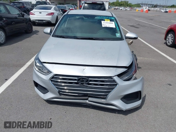 2022 Hyundai Accent SE with VIN 3KPC24A69NE167750, listed as a IAAI auction lot 37355800 with Not Provided miles and . Bid and sale history available at carsss.com. Image 11.