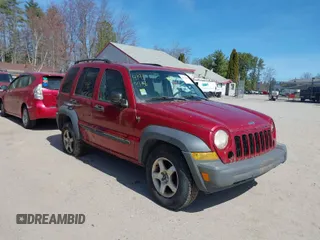 2007 Jeep Liberty Sport with VIN 1J4GL48K67W646261, listed as a IAAI auction lot 41913458 with 204,553 mi miles. Bid and sale history available at carsss.com. Image 1.