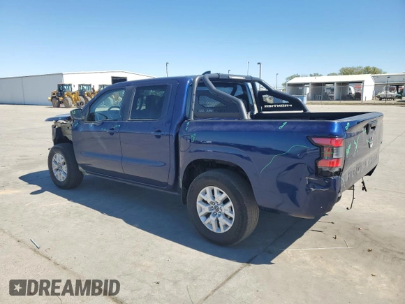 2022 Nissan Frontier SV with VIN 1N6ED1EJ9NN651877, listed as a Copart auction lot 49877255 with 46,879 mi miles and Salvage Title. Bid and sale history available at DreamBid. Image 2.
