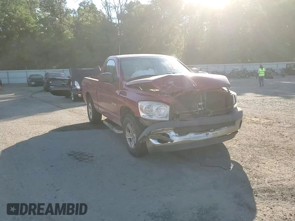 2008 Dodge 1500 ST with VIN 1D7HA16K08J158008, listed as a Copart auction lot 88238895 with 123,894 mi miles and Salvage Title. Bid and sale history available at DreamBid. Image 10.