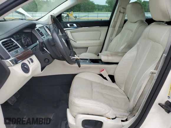 2009 Lincoln MKS with VIN 1LNHM93R89G603297, listed as a Copart auction lot 55474585 with 111,760 mi miles and Salvage title. Bid and sale history available at DreamBid. Image 7.