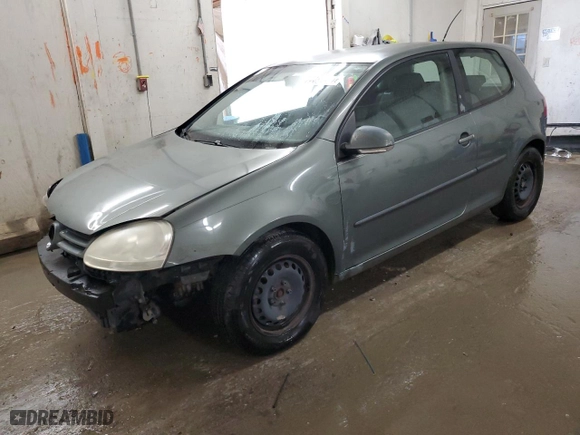 2007 Volkswagen Rabbit with VIN WVWBR71K37W087603, listed as a Copart auction lot 74482034 with 186,051 mi miles and Salvage Title. Bid and sale history available at carsss.com. Image 1.